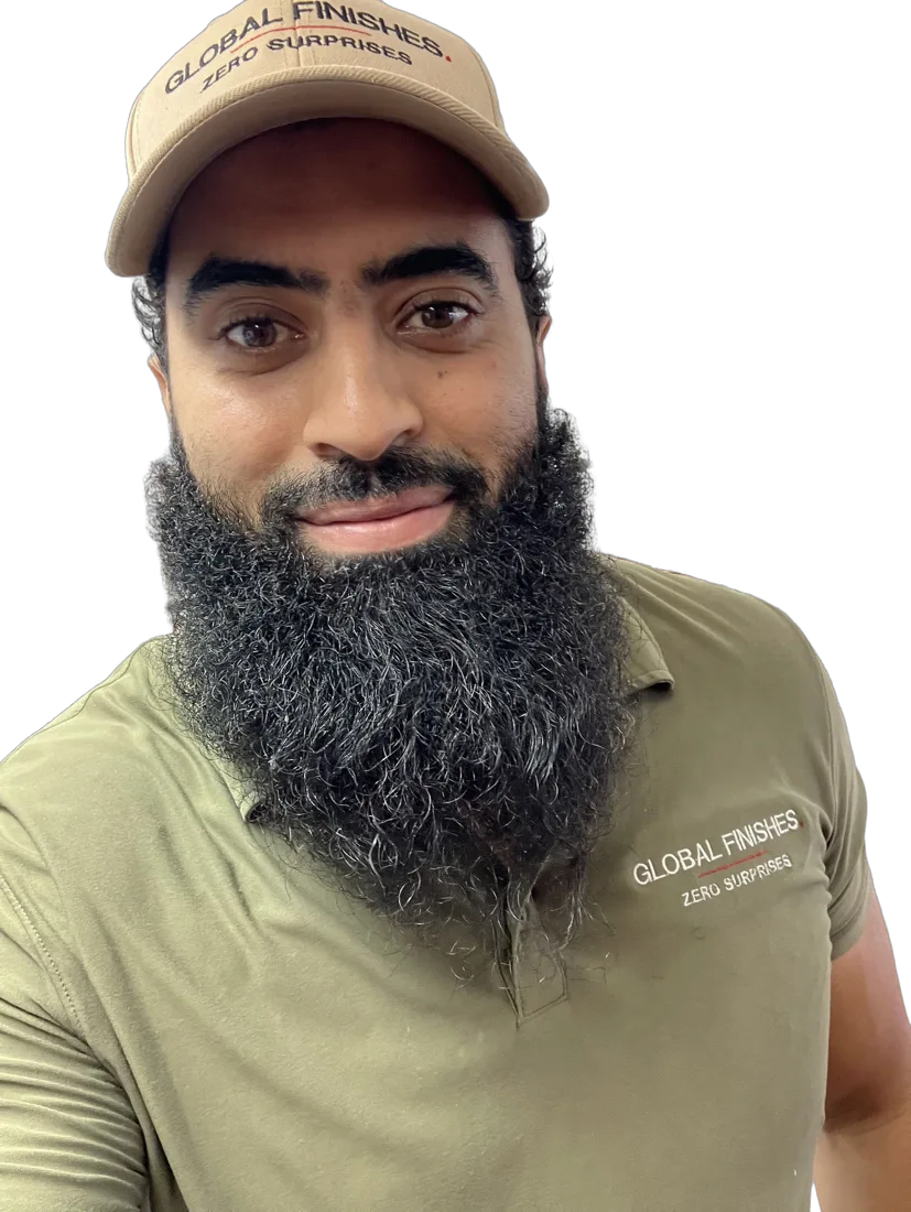 Carlos Cruz, owner of Global Finishes