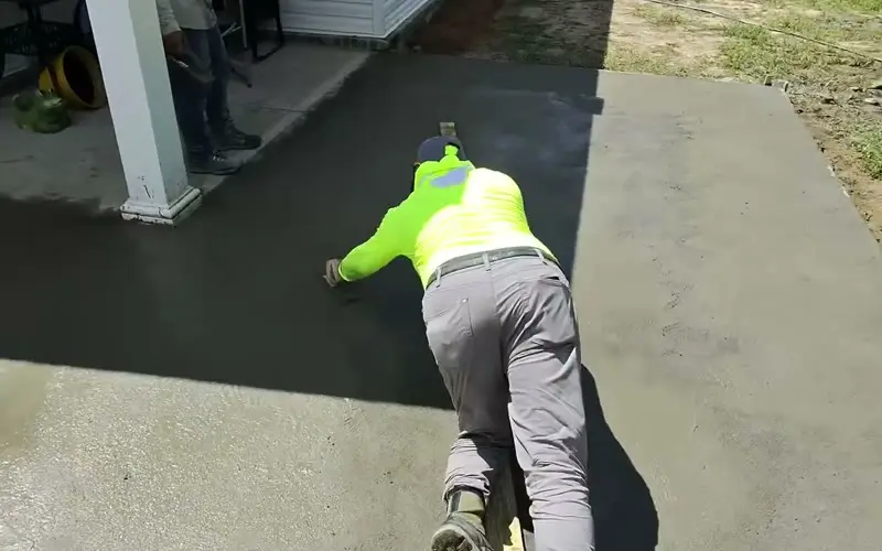 Global Finishes crew: concrete work