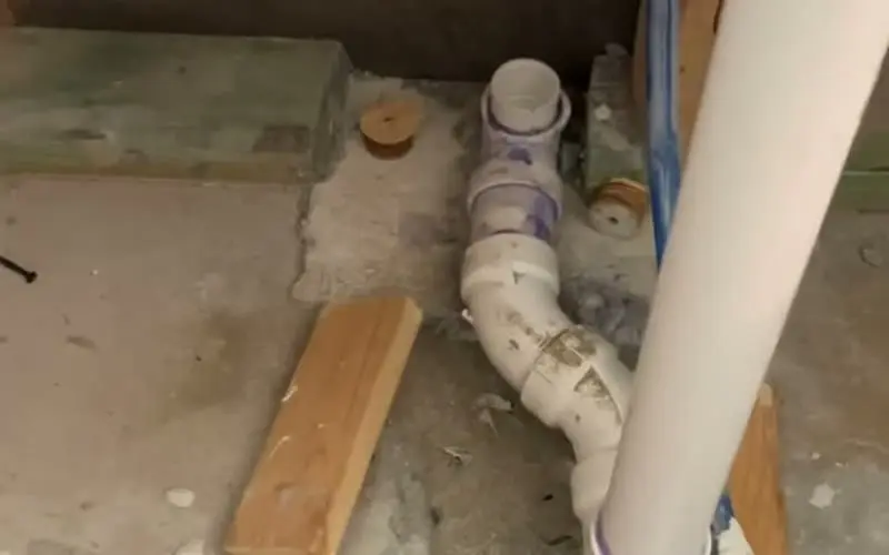 Global Finishes crew: plumbing work