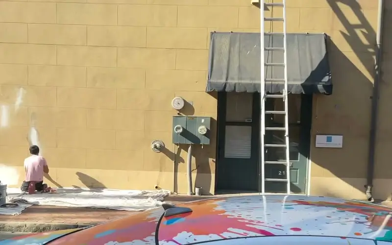 Global Finishes crew: stucco work in Savannah, GA