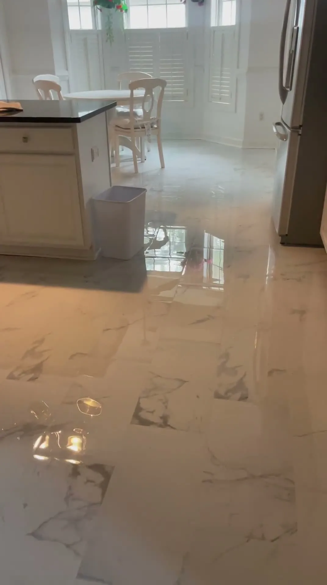 A Bluffton kitchen, transformed while the homeowner was 800 miles away