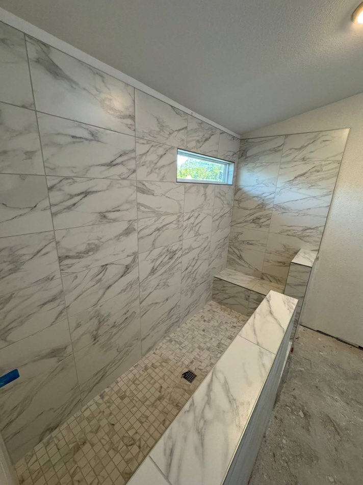 07 / Glass + marble · Modern remodel