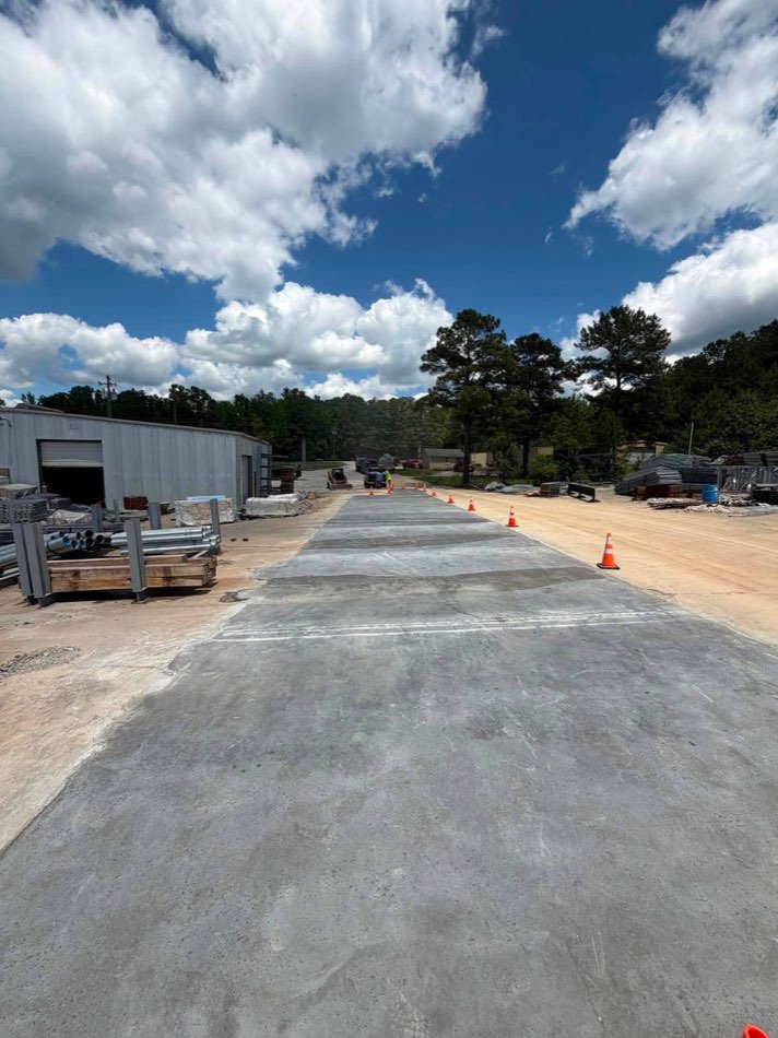 09 / Commercial pad · With cones