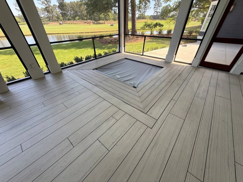 17 / New plank install · Trim ready