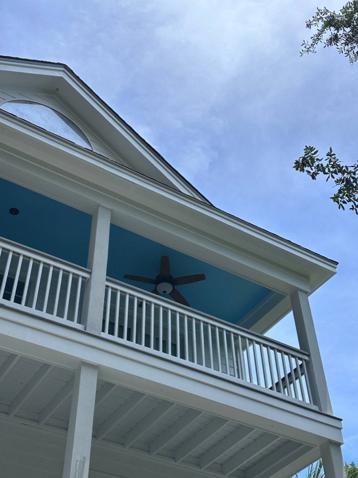 12 / Haint blue porch ceiling